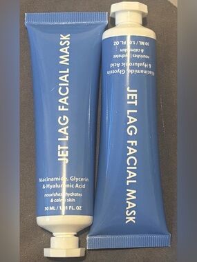 Facial Mask - Blue Hydrating Face Mask with Niacinamide & Hyaluronic Acid